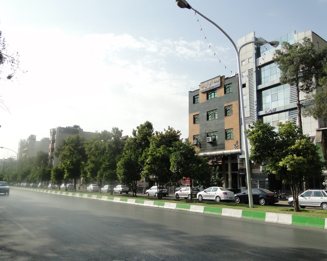 کالبدی خیابان حر و پارک آزادی شیراز